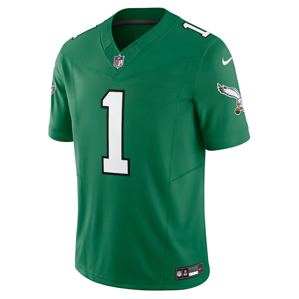 Jalen Hurts Philadelphia Eagles Vapor F.U.S.E. Limited Jersey - Kelly Green for sale