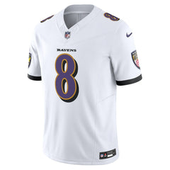 Lamar Jackson Baltimore Ravens Vapor F.U.S.E. Limited Jersey - White cheap