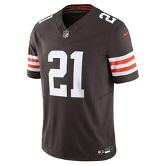 Denzel Ward Cleveland Browns Vapor F.U.S.E. Limited Jersey - Brown for sale
