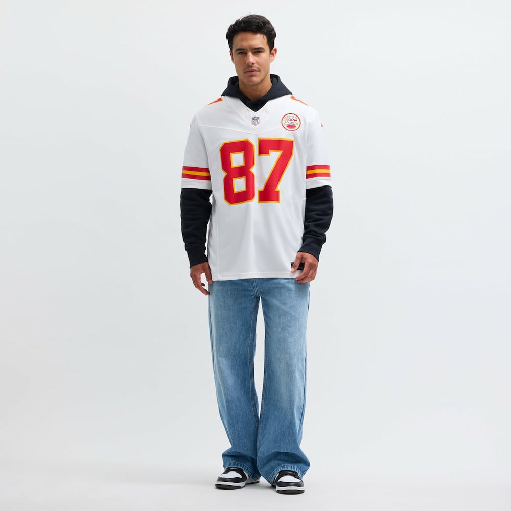 Travis Kelce Kansas City Chiefs Vapor F.U.S.E. Limited Jersey - White sale