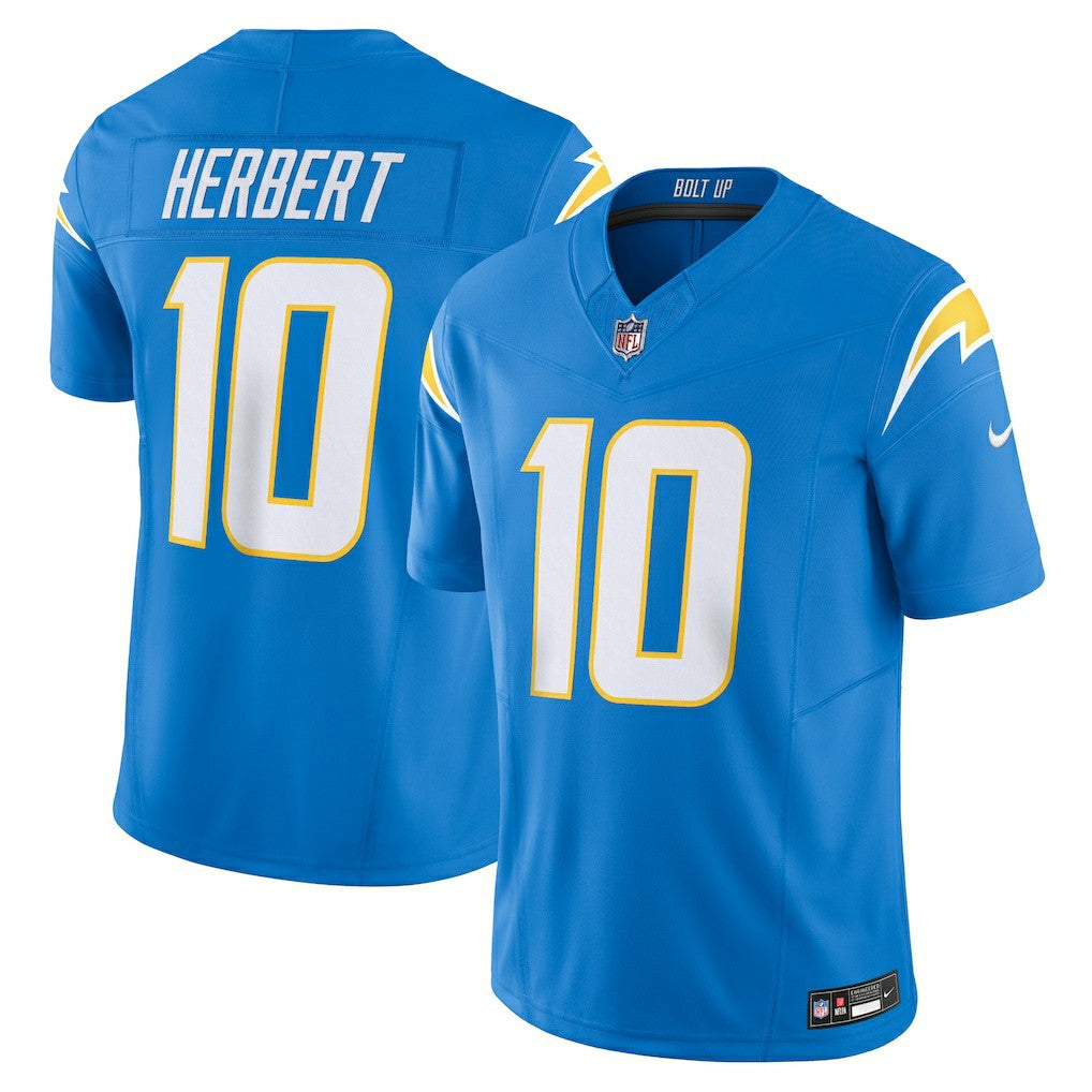 Justin Herbert Los Angeles Chargers Vapor F.U.S.E. Limited Jersey - Powder Blue cheap
