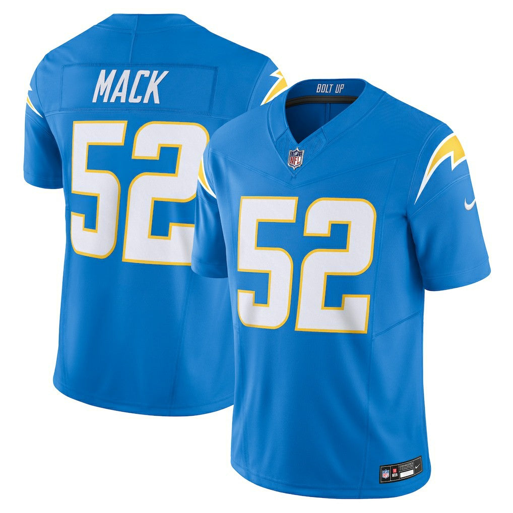 Khalil Mack Los Angeles Chargers Vapor F.U.S.E. Limited Jersey - Powder Blue cheap
