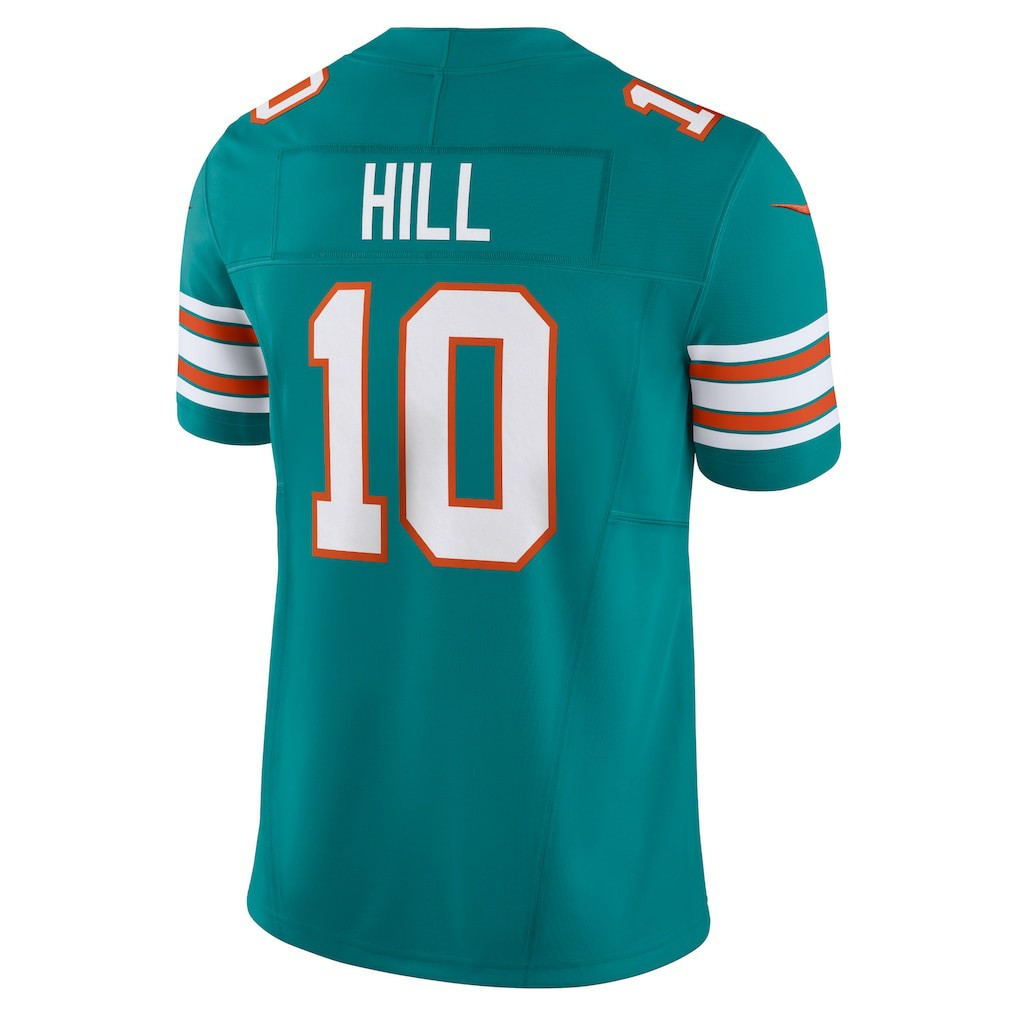 Tyreek Hill Miami Dolphins Vapor F.U.S.E. Limited Jersey - Aqua discount