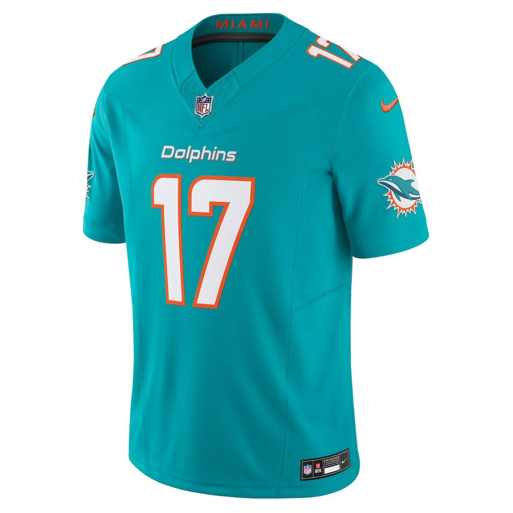 Jaylen Waddle Miami Dolphins Vapor F.U.S.E. Limited Jersey - Aqua sale