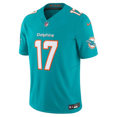 Jaylen Waddle Miami Dolphins Vapor F.U.S.E. Limited Jersey - Aqua sale