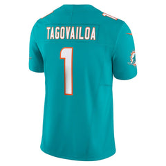 Tua Tagovailoa Miami Dolphins Vapor F.U.S.E. Limited Jersey - Aqua cheap