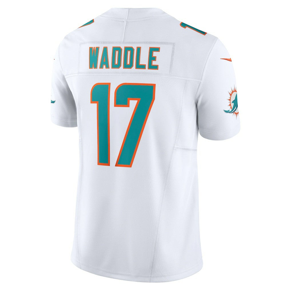 Jaylen Waddle Miami Dolphins Vapor F.U.S.E. Limited Jersey - White sale