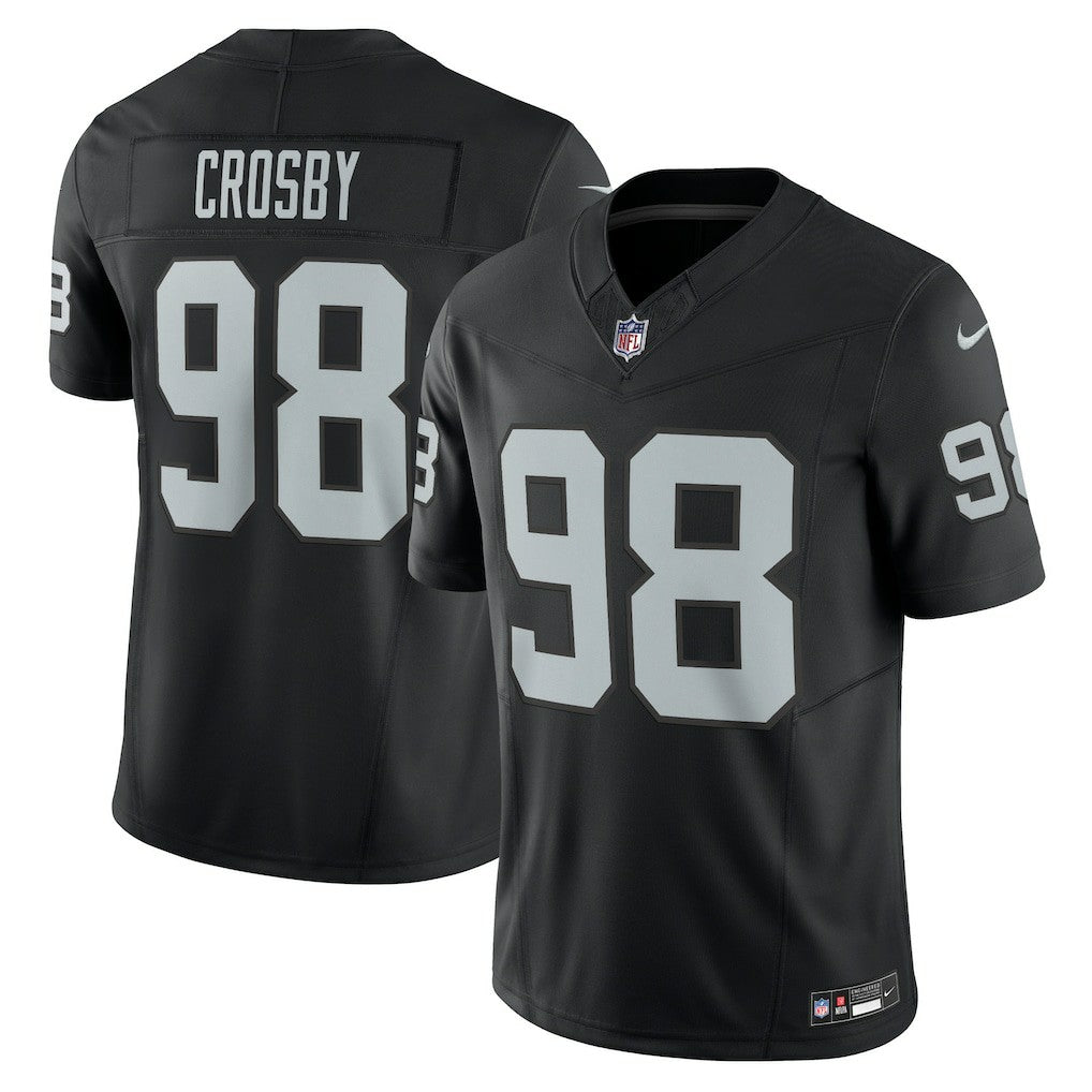 Maxx Crosby Las Vegas Raiders Vapor F.U.S.E. Limited Jersey - Black outlet