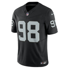 Maxx Crosby Las Vegas Raiders Vapor F.U.S.E. Limited Jersey - Black outlet