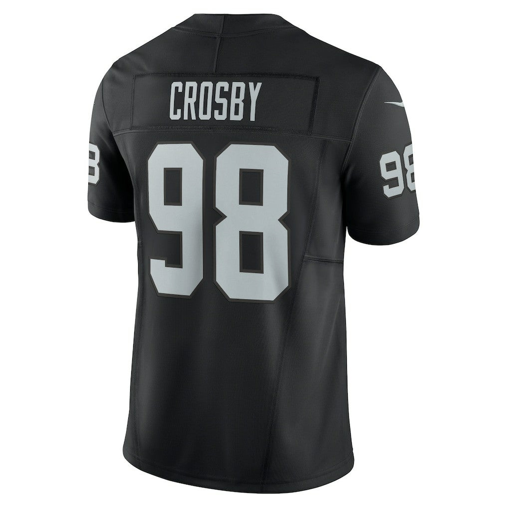 Maxx Crosby Las Vegas Raiders Vapor F.U.S.E. Limited Jersey - Black outlet