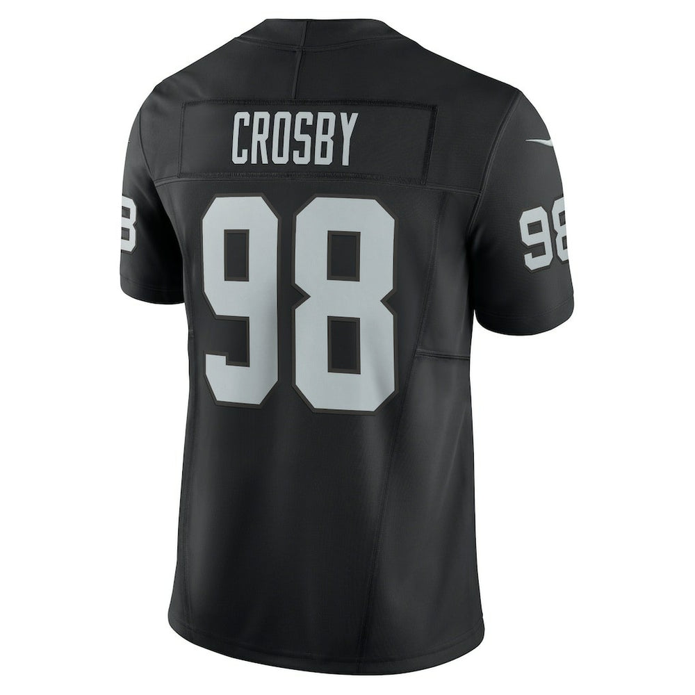 Maxx Crosby Las Vegas Raiders Vapor F.U.S.E. Limited Jersey - Black outlet