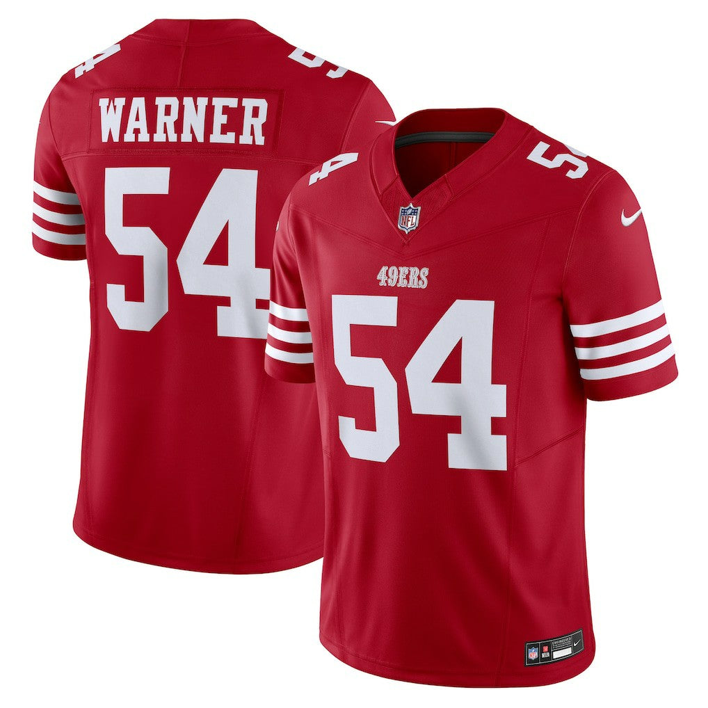 Fred Warner San Francisco 49ers Vapor F.U.S.E. Limited Jersey - Scarlet on sale