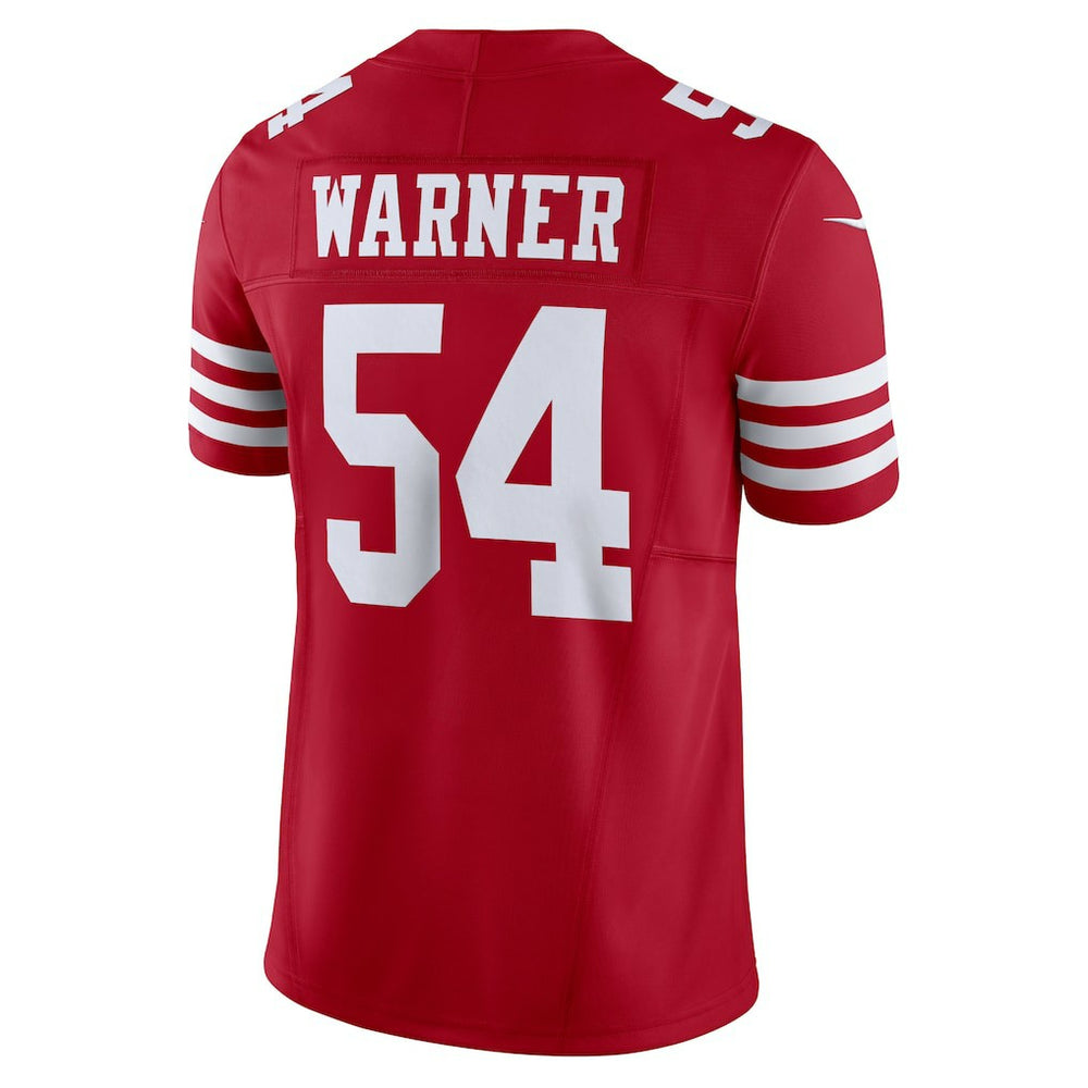 Fred Warner San Francisco 49ers Vapor F.U.S.E. Limited Jersey - Scarlet on sale