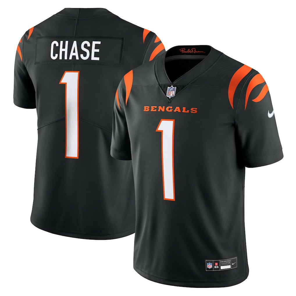 Ja'Marr Chase Cincinnati Bengals Vapor Untouchable Limited Jersey - Black cheap