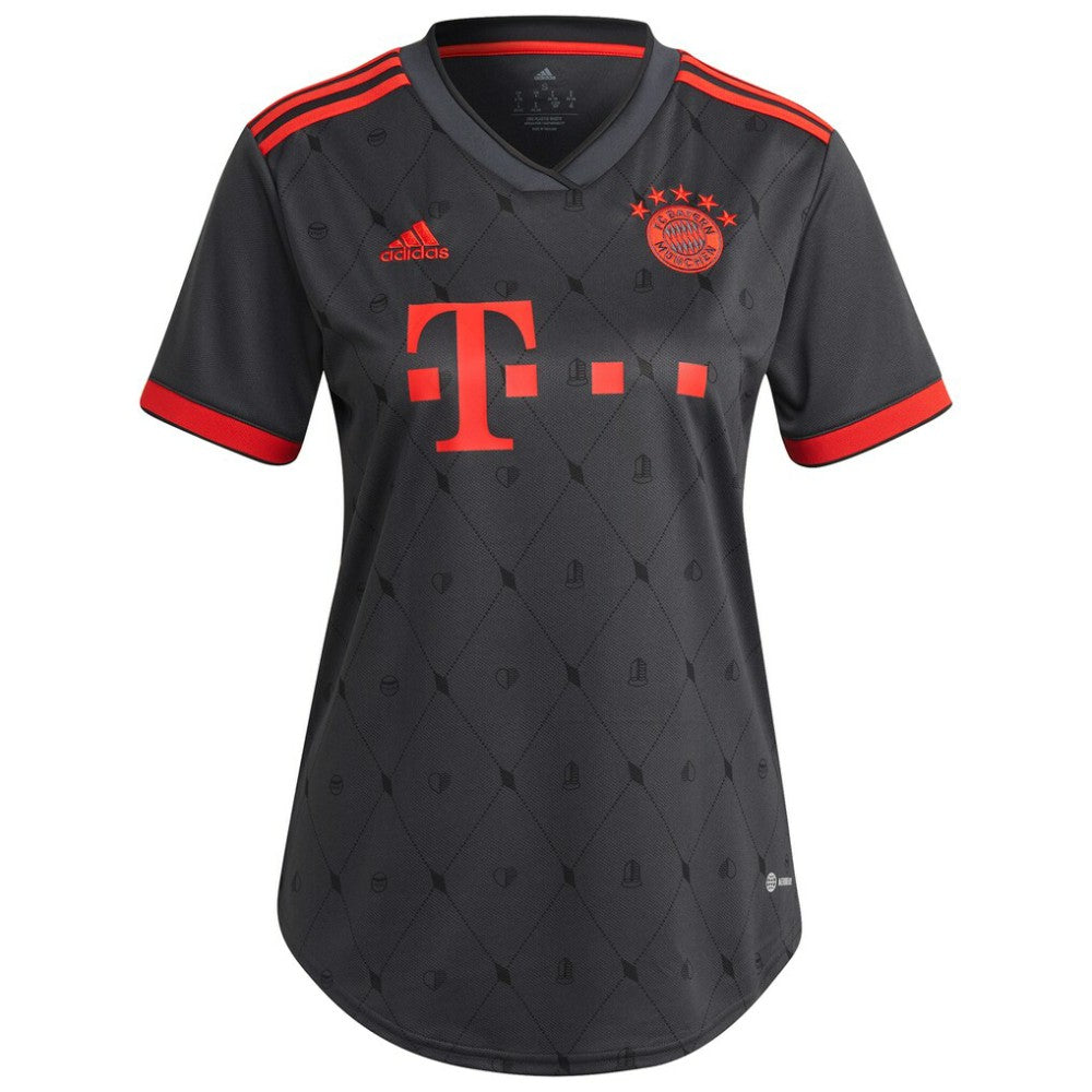 Leroy Sané Bayern Munich Women's 2022/23 Third Replica Player Jersey - Charcoal discount