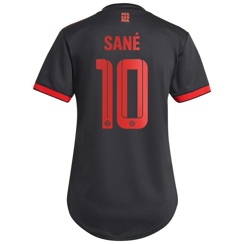 Leroy Sané Bayern Munich Women's 2022/23 Third Replica Player Jersey - Charcoal discount