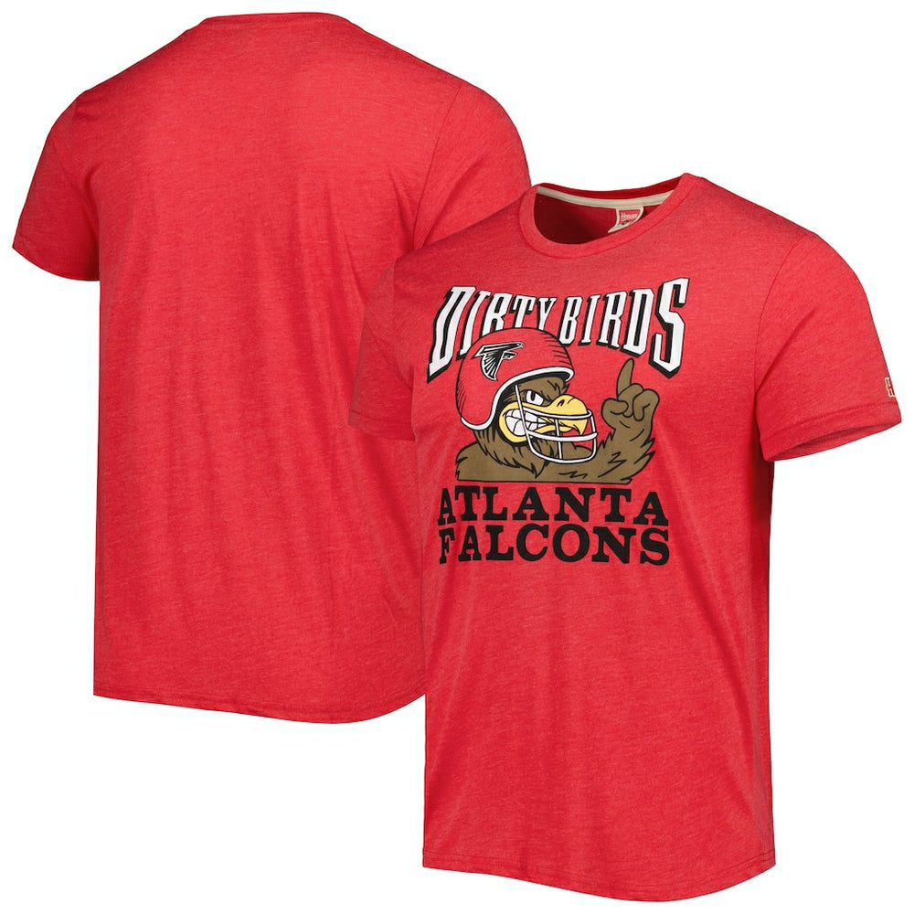 Atlanta Falcons Homage Dirty Birds Hyper Local Tri-Blend T-Shirt - Red outlet