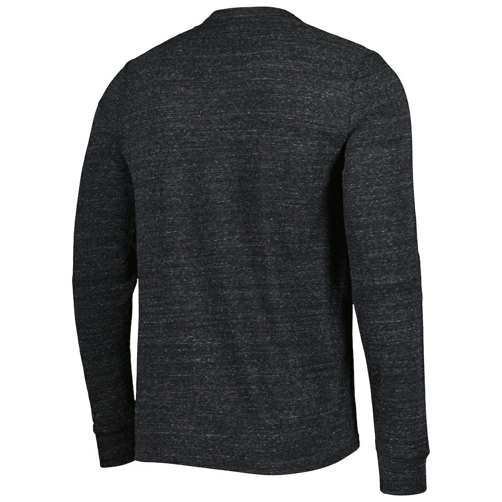 Pittsburgh Steelers Homage Hyper Local Tri-Blend Long Sleeve T-Shirt - Charcoal discount