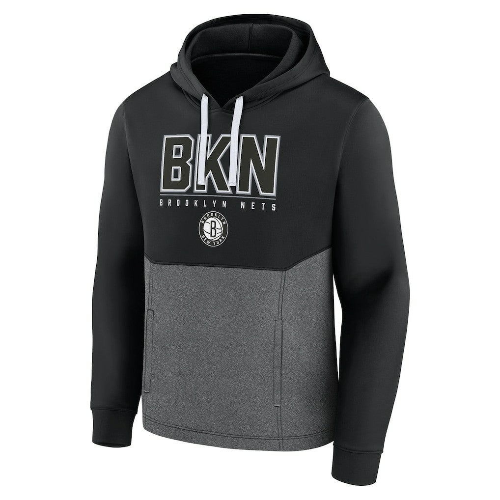 Brooklyn Nets Successful Tri-Blend Pullover Hoodie - Black shop