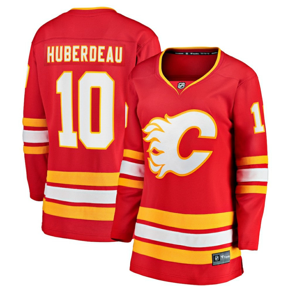 Jonathan Huberdeau Calgary Flames Fanatics Women's Home Breakaway Player Jersey - Red Jerseys