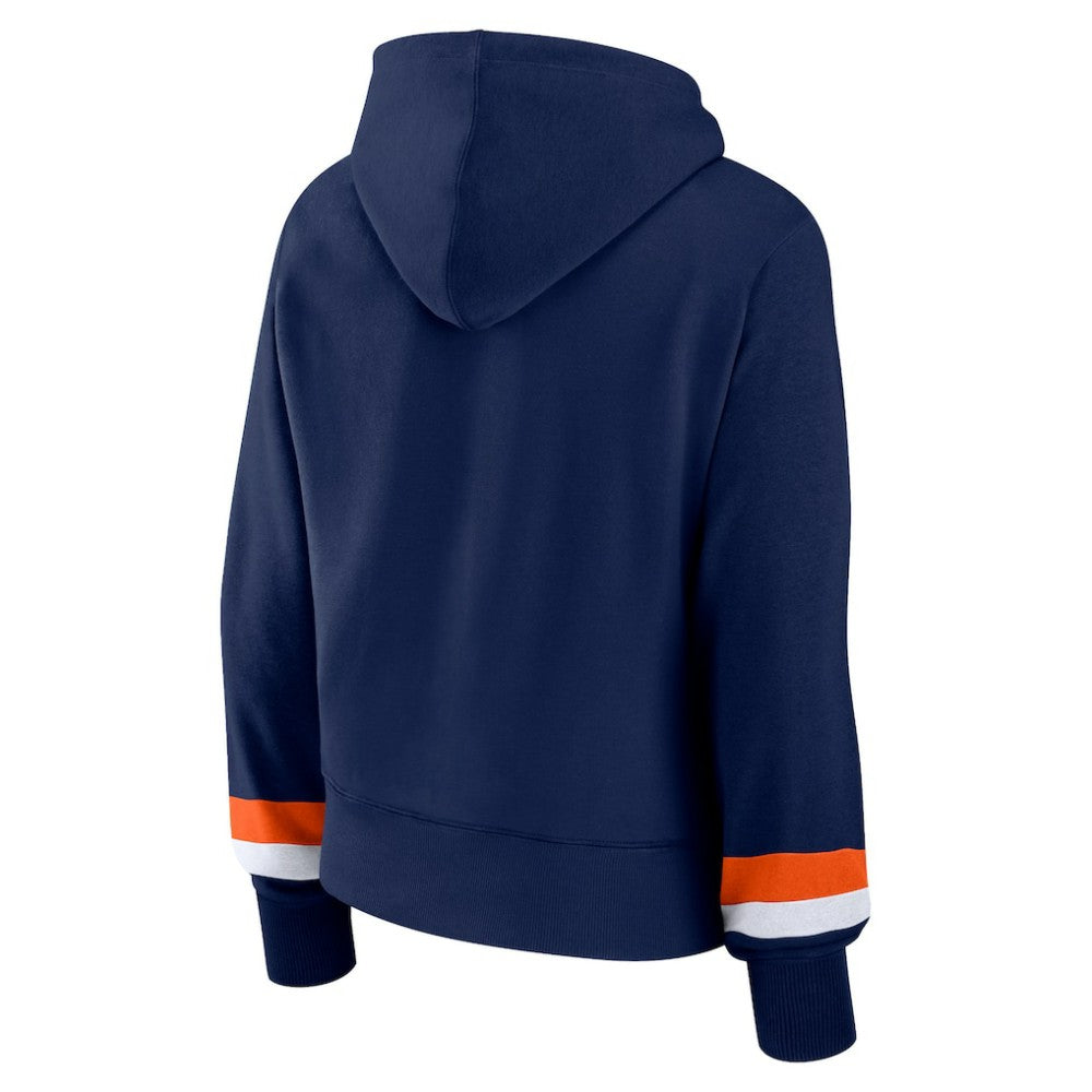 Houston Astros Women's Over Under Pullover Hoodie Navy