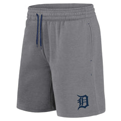 Detroit Tigers Arch T-Shirt & Shorts Combo Set Navy/Heather Gray