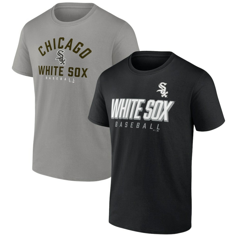 Chicago White Sox Player Pack T-Shirt Combo Set Black/Gray