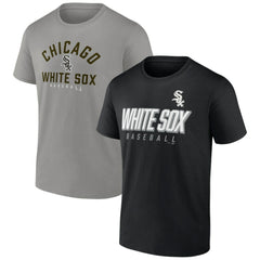 Chicago White Sox Player Pack T-Shirt Combo Set Black/Gray