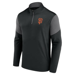 San Francisco Giants Logo Quarter-Zip Top Black