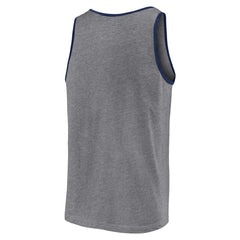 Atlanta Braves Primary Tank Top Heather Gray