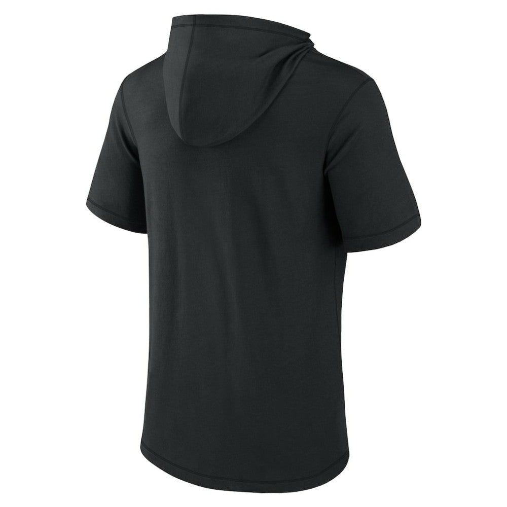 Chicago White Sox Short Sleeve Hoodie T-Shirt Black