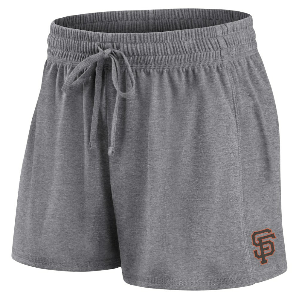 San Francisco Giants Women's Script T-Shirt & Shorts Combo Set Black/Gray