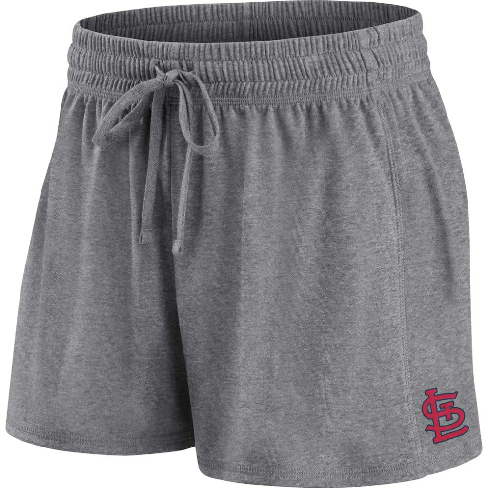 St. Louis Cardinals Women's Script T-Shirt & Shorts Combo Set Red/Gray