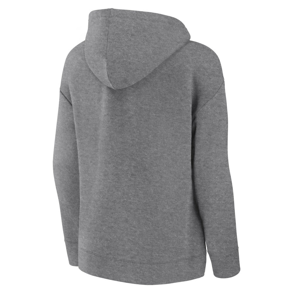 Kansas City Royals Women's Script Favorite Lightweight Pullover Hoodie Heather Gray