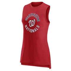 Washington Nationals Women's What Goes Around Tank Top Heather Red