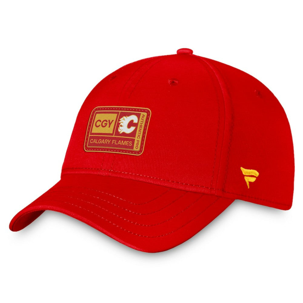Calgary Flames Fanatics Authentic Pro Training Camp Flex Hat – Red Hats
