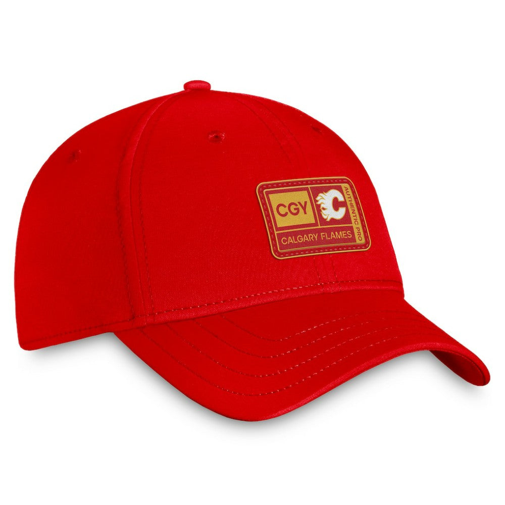 Calgary Flames Fanatics Authentic Pro Training Camp Flex Hat – Red Hats
