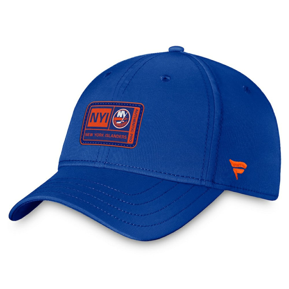 New York Islanders Fanatics Authentic Pro Training Camp Flex Hat – Royal Hats