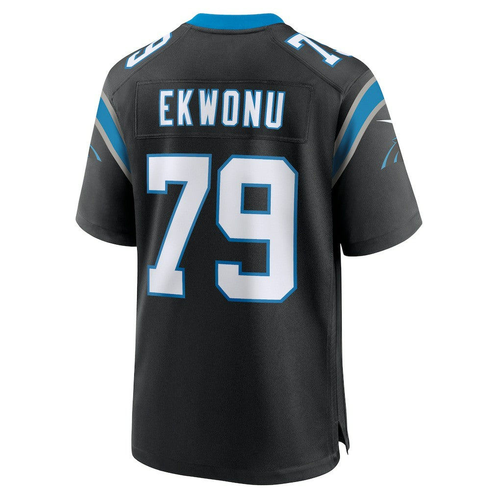 Ikem Ekwonu Carolina Panthers Game Jersey - Black sale