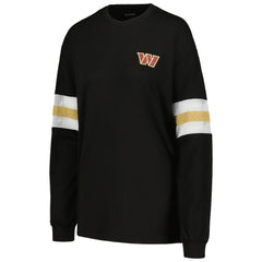 Washington Commanders The Wild Collective Women's Long Sleeve T-Shirt - Black online