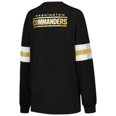 Washington Commanders The Wild Collective Women's Long Sleeve T-Shirt - Black online
