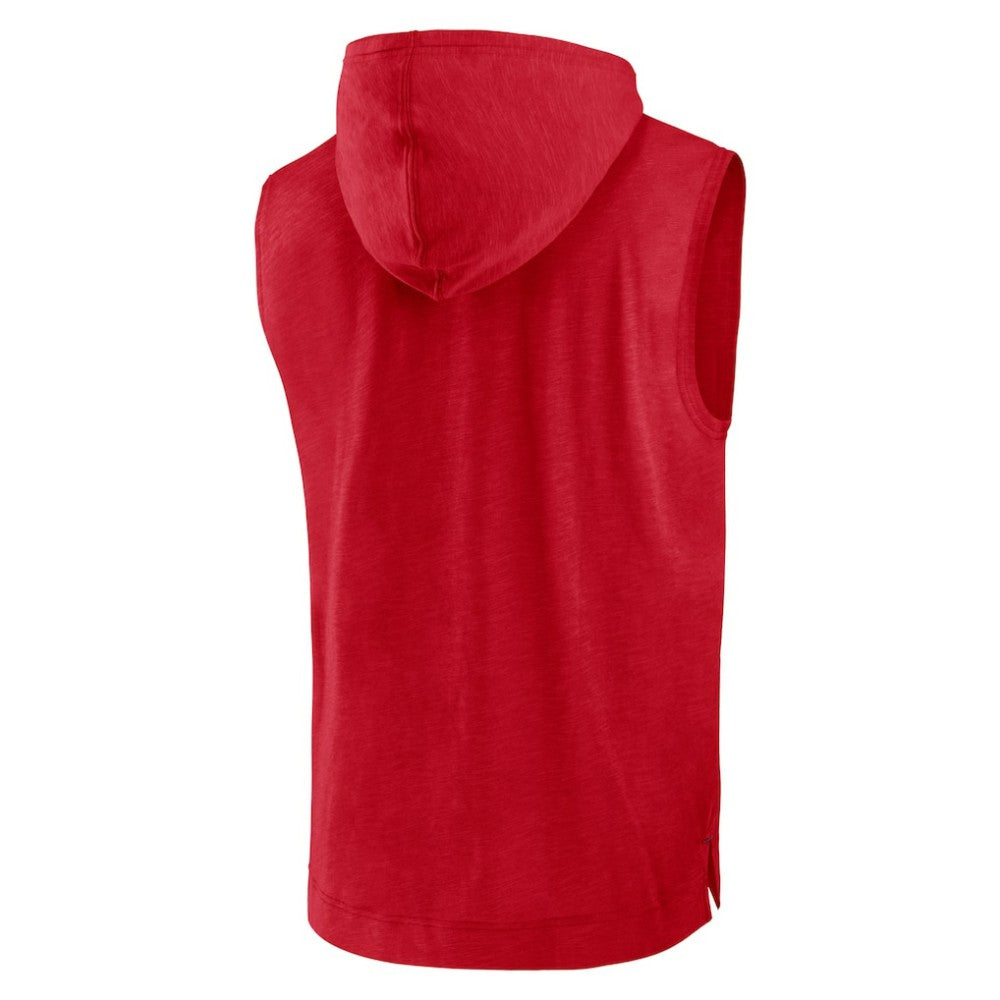 St. Louis Cardinals Athletic Sleeveless Hooded T-Shirt Red