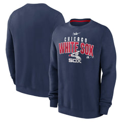 Chicago White Sox Cooperstown Collection Team Shout Out Pullover Sweatshirt Navy