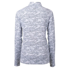 Minnesota Vikings Cutter & Buck Women's Traverse Camo Print Stretch Quarter-Zip Pullover Top - Charcoal online
