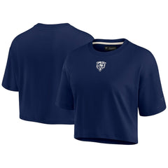 Chicago Bears Women's Elements Super Soft Boxy Cropped T-Shirt - Navy online