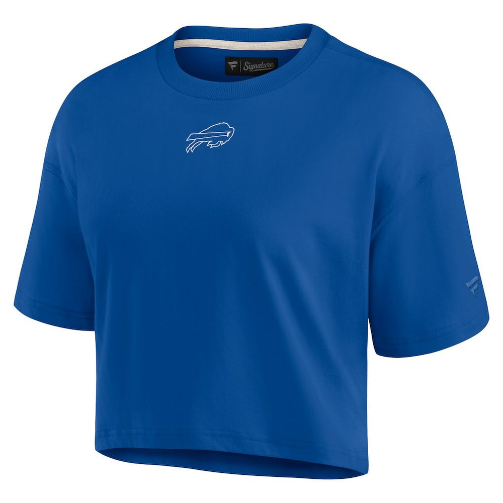 Buffalo Bills Women's Elements Super Soft Boxy Cropped T-Shirt - Royal online