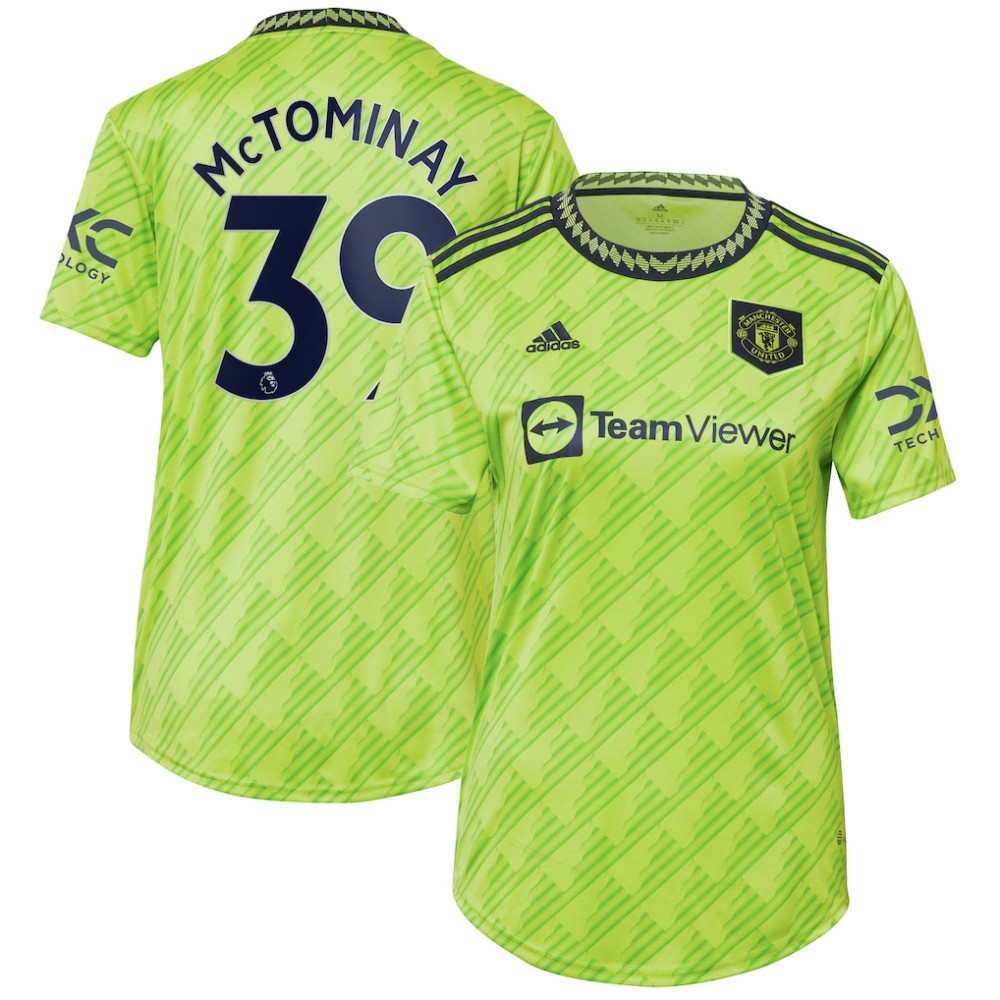 Scott McTominay Manchester United Women's 2022/23 Third Replica Player Jersey - Neon Green outlet