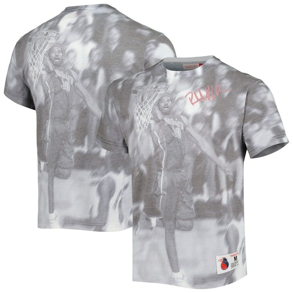 Rasheed Wallace Detroit Pistons Above The Rim T-Shirt sale - Heather Gray outlet