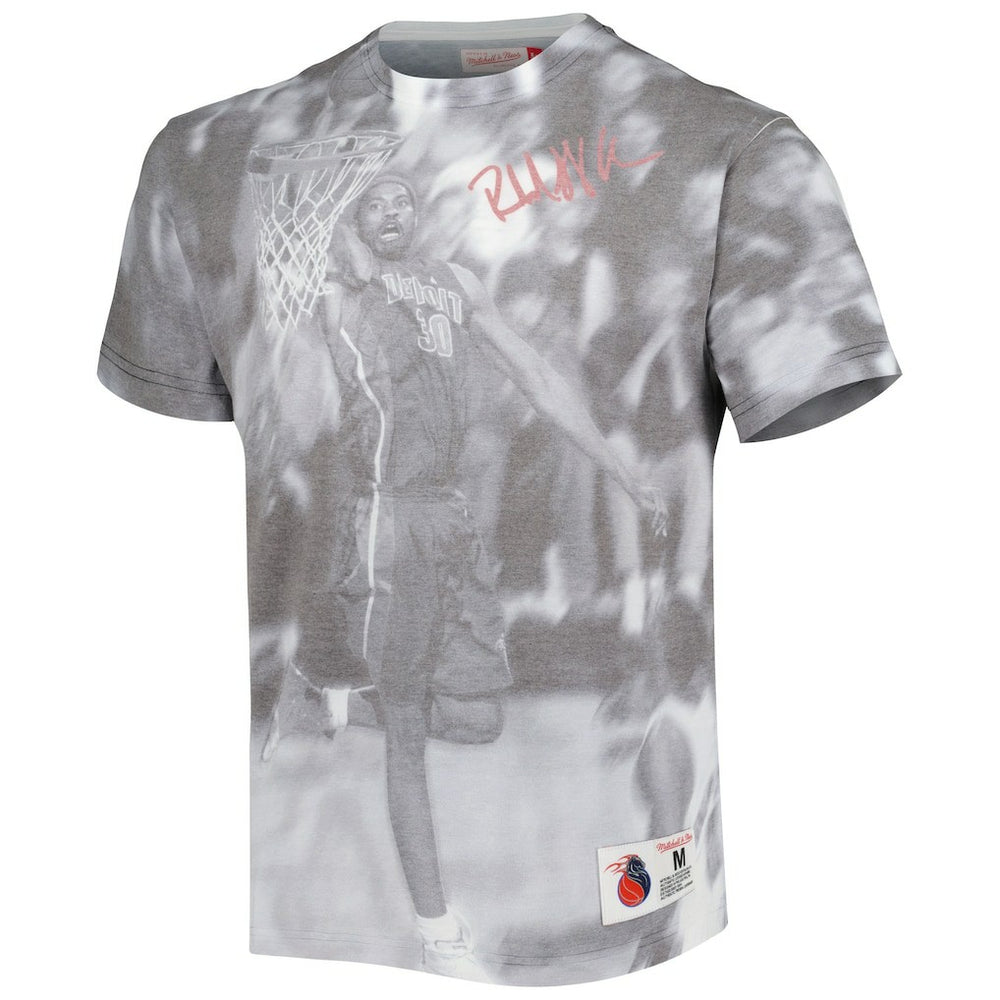 Rasheed Wallace Detroit Pistons Above The Rim T-Shirt sale - Heather Gray outlet