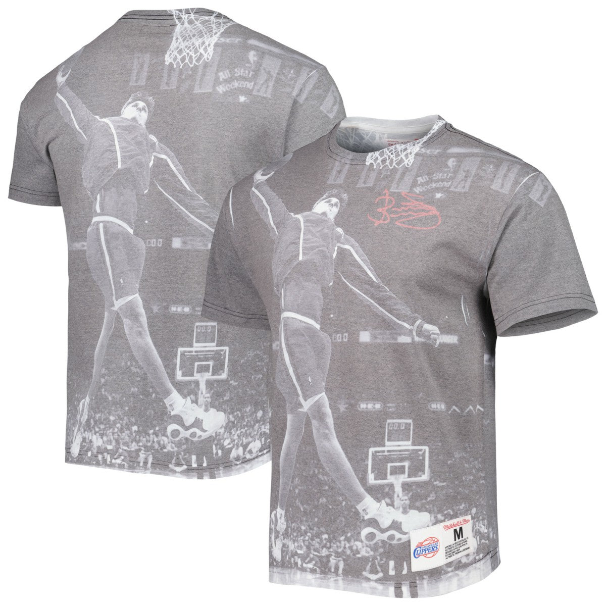 Brent Barry LA Clippers Above The Rim T-Shirt - Heather Gray discount